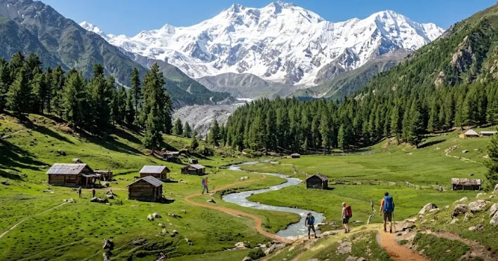 the Best Trekking Routes in Fairy Meadows