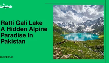 Ratti Gali Lake Pakistan featuring alpine glacial lake, snow mountains and scenic Neelum Valley landscapes