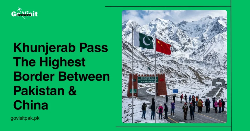 Khunjerab Pass Pakistan featuring highest border crossing between Pakistan and China with snow mountains and Karakoram scenery