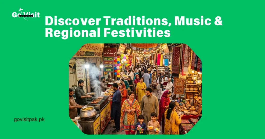 Local festivals in Pakistan highlighting traditional markets, regional customs and cultural tourism experiences