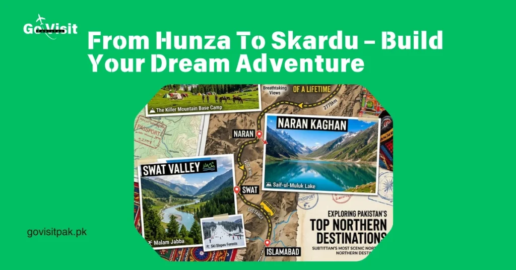 Pakistan travel itineraries including Hunza, Skardu, Fairy Meadows and other popular travel destinations