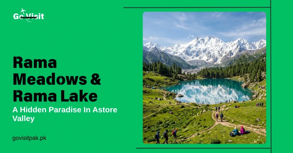 Rama Meadows and Rama Lake featuring alpine landscapes, crystal clear water and stunning mountain scenery in Astore Valley