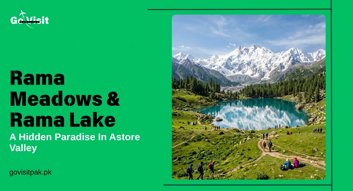 Rama Meadows and Rama Lake featuring alpine landscapes, crystal clear water and stunning mountain scenery in Astore Valley