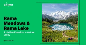 Rama Meadows and Rama Lake featuring alpine landscapes, crystal clear water and stunning mountain scenery in Astore Valley