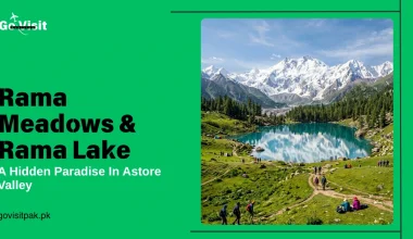 Rama Meadows and Rama Lake featuring alpine landscapes, crystal clear water and stunning mountain scenery in Astore Valley