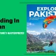 Paragliding in Pakistan featuring aerial views of mountains, valleys and adventure tourism destinations