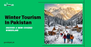 Winter tourism in Pakistan featuring snowy mountains, winter destinations and breathtaking seasonal landscapes