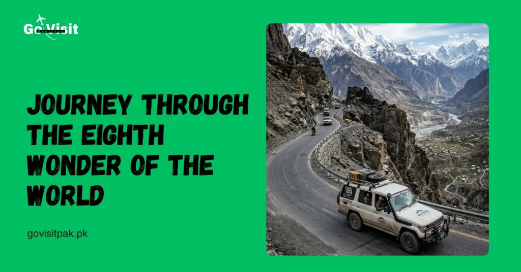 Karakoram Highway showcasing dramatic mountain scenery, road trip adventures and engineering marvels