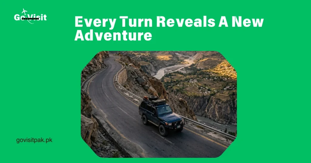 Skardu Road Pakistan highlighting adventurous road trips, mountain views and scenic travel routes