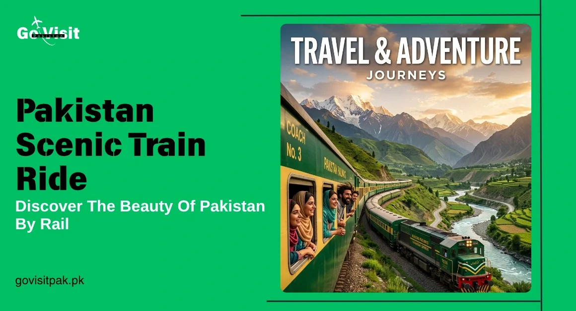 Pakistan scenic train ride featuring beautiful railway journeys through mountains, valleys and breathtaking landscapes