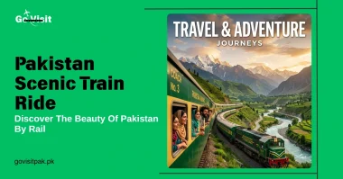 Pakistan scenic train ride featuring beautiful railway journeys through mountains, valleys and breathtaking landscapes
