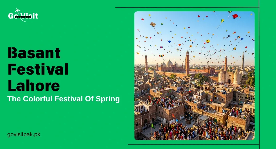 Basant Festival Lahore featuring colorful kite flying festival, cultural celebrations and vibrant spring atmosphere in Pakistan