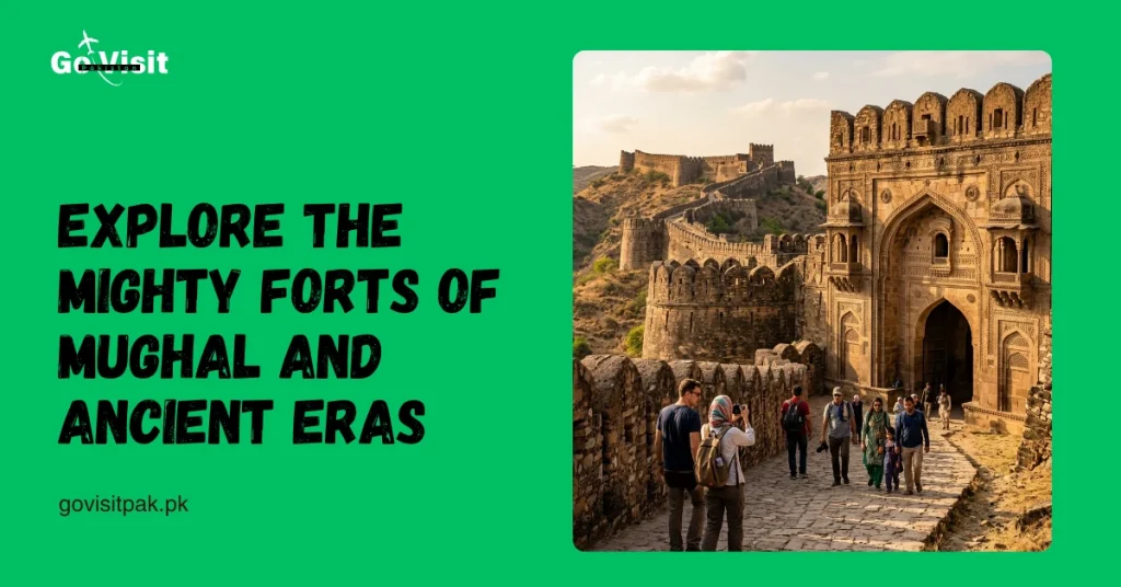 Top historical forts in Pakistan showcasing Rohtas Fort, Mughal architecture and ancient heritage sites
