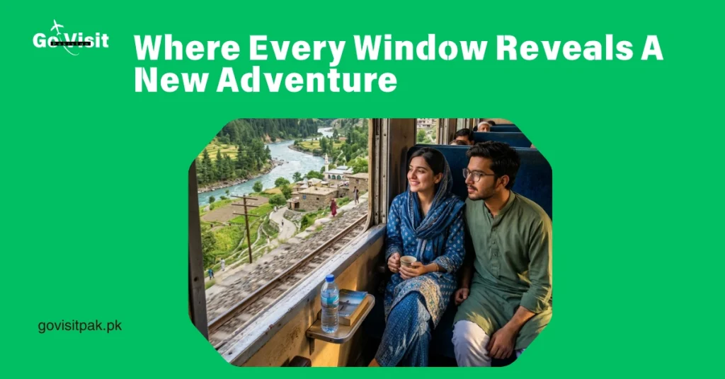 Pakistan scenic train ride highlighting panoramic views, railway travel and scenic destinations across Pakistan
