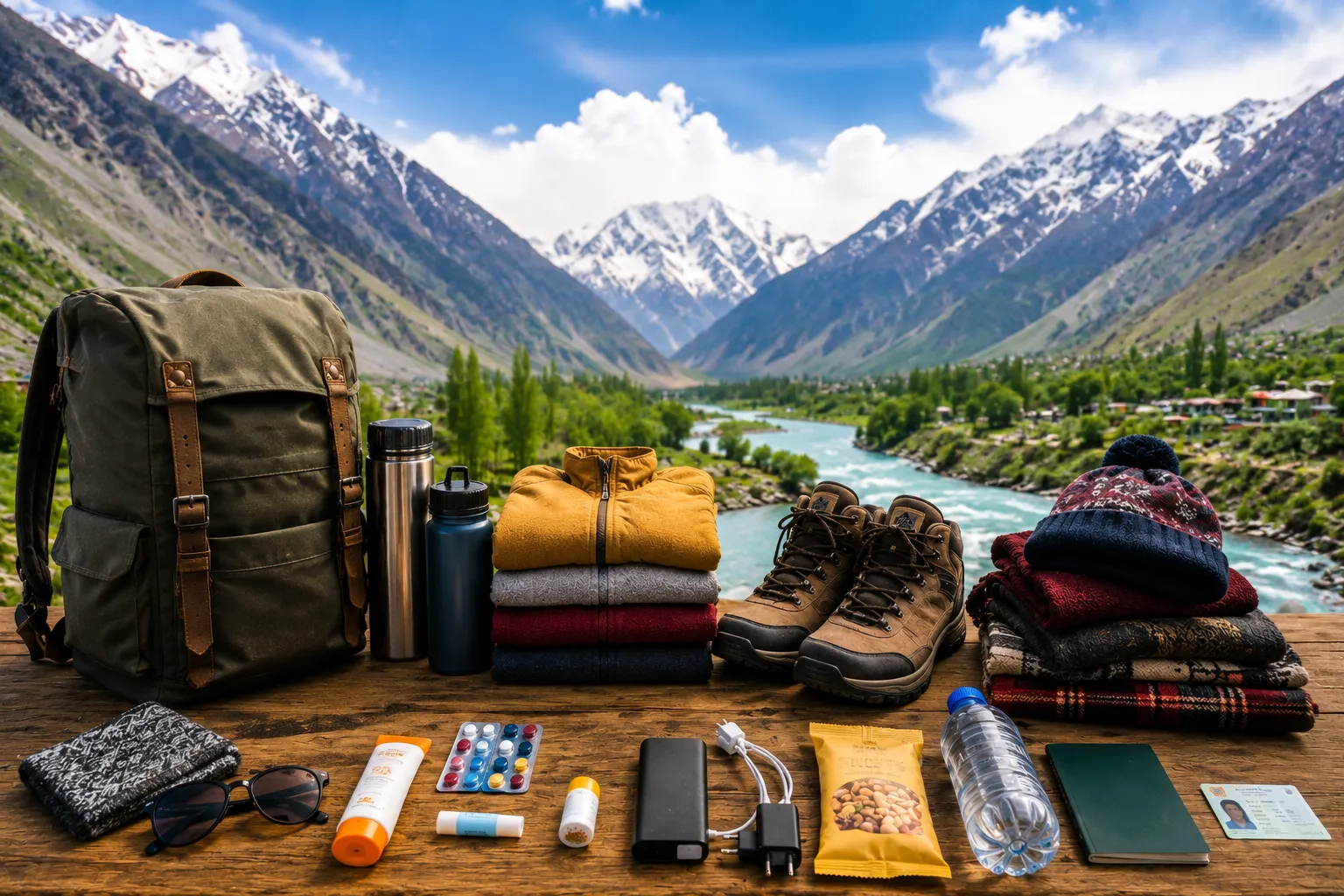 Packing List for Northern Areas of Pakistan