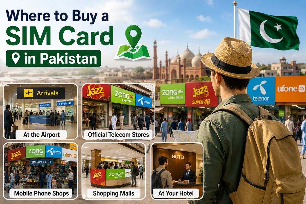 Where to buy a SIM card in Pakistan