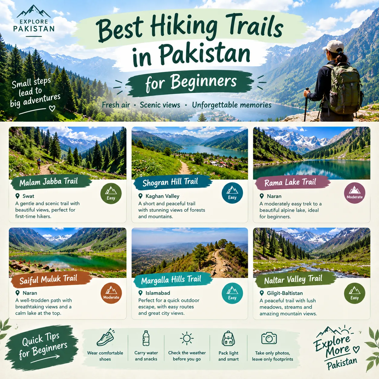 Read more about the article Best Hiking Trails in Pakistan for Beginners