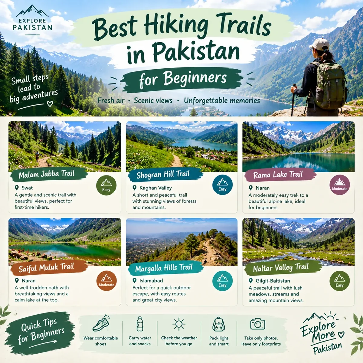 Best Hiking Trails in Pakistan for Beginners